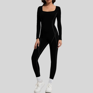 SleekFit Long Sleeve Gym Jumpsuit ⚡️ Fast Delivery