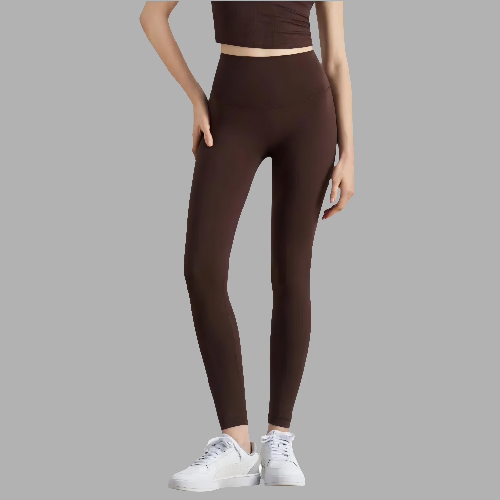 ⚡️(Fast Delivery) Core Luxe Coffee Leggings( with Hidden Back Pocket)