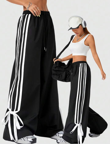 Playful Stride Ribbon Track Pants