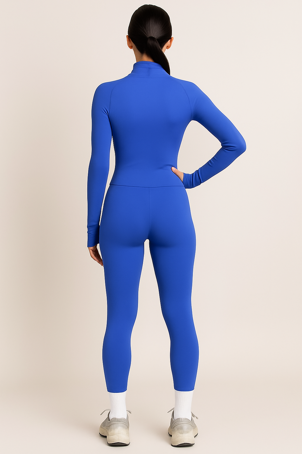 ⚡️(Fast Delivery)Luxe Sculpt Two-Piece Gym & Yoga Set-Electric Blue