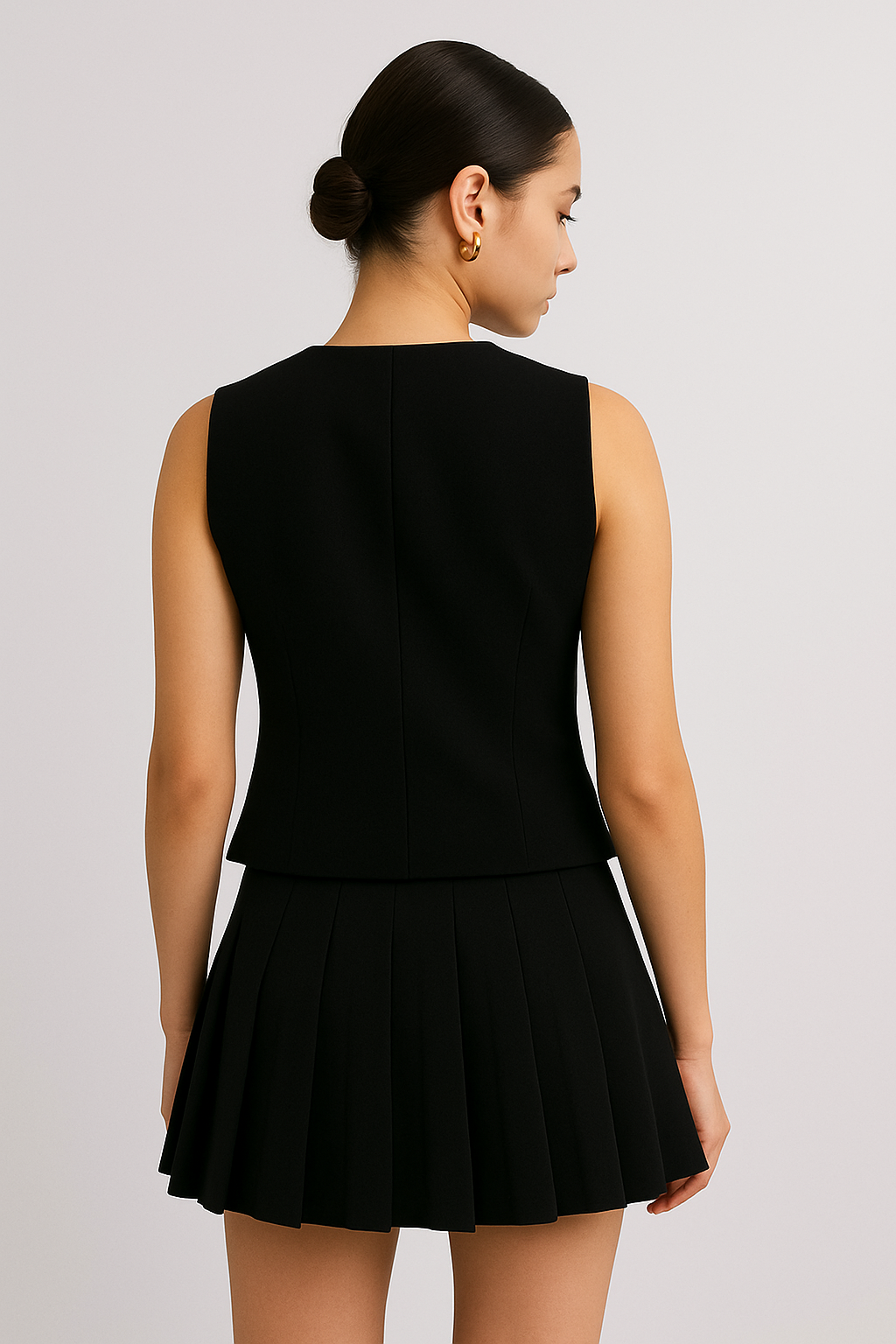 ⚡️(Fast Delivery)The Luxe Edit — Waistcoat & Pleated Skirt Set