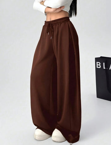 ⚡️(Fast Delivery) Mocha Flow Wide-Leg Pants