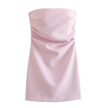⚡️(Fast Delivery) Sleek Mini Tube Dress - Light Pink