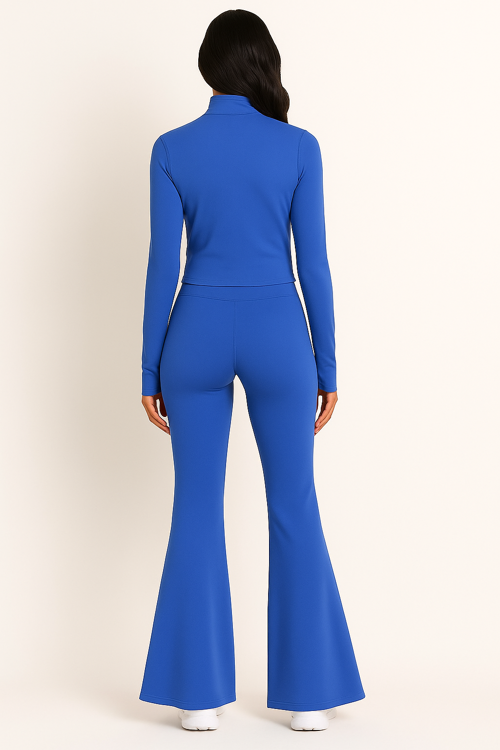 ⚡️(Fast Delivery) Power Sculpt Jacket & Flared Leggings Set – Electric Blue