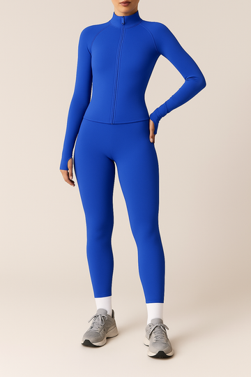 ⚡️(Fast Delivery)Luxe Sculpt Two-Piece Gym & Yoga Set-Electric Blue