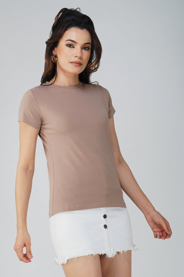 Essential Round Neck Plain T-Shirt