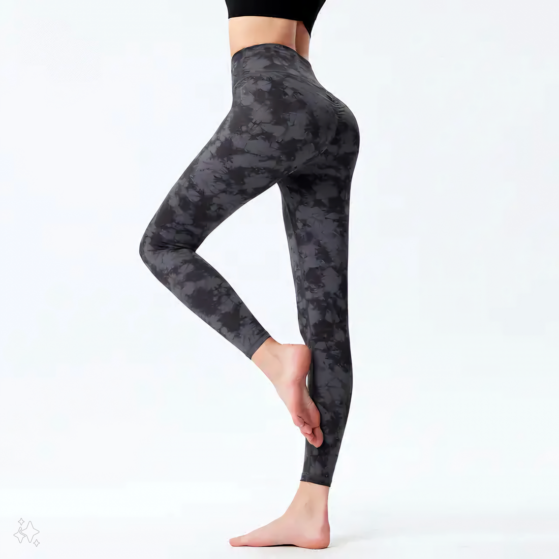 High Waist Printed Leggings - Ultra Soft, Stretchable & Sweat Resistant