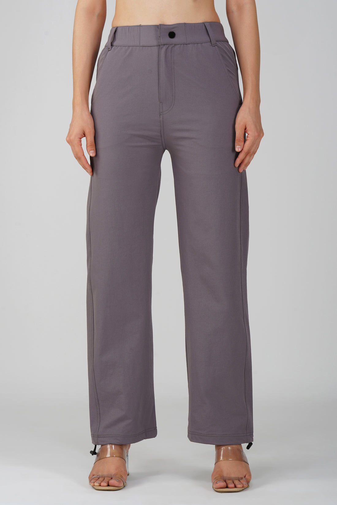 Adjustable Ankle Trouser-Style Pants