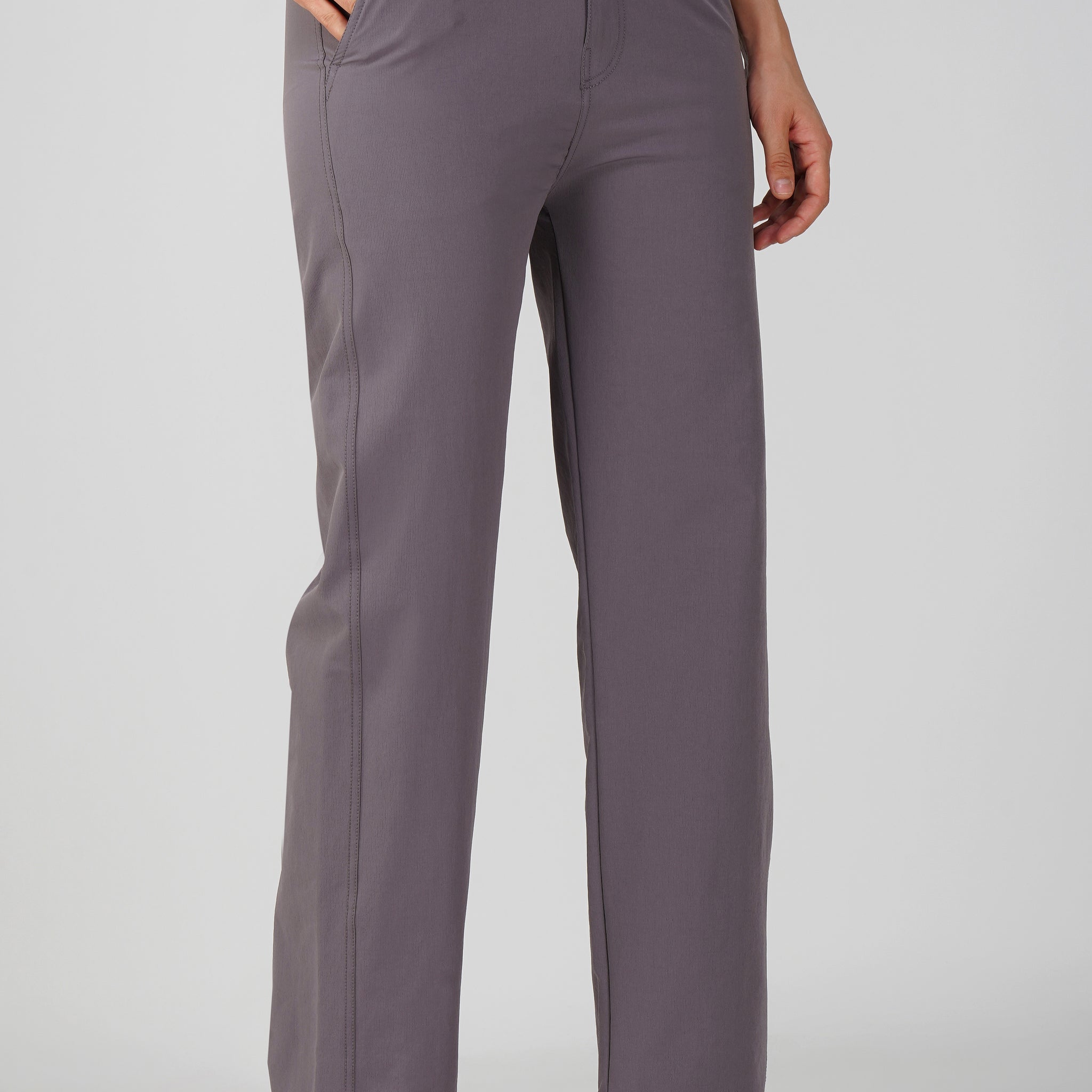 Adjustable Ankle Trouser-Style Pants