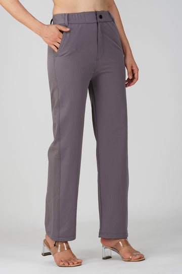 Adjustable Ankle Trouser-Style Pants