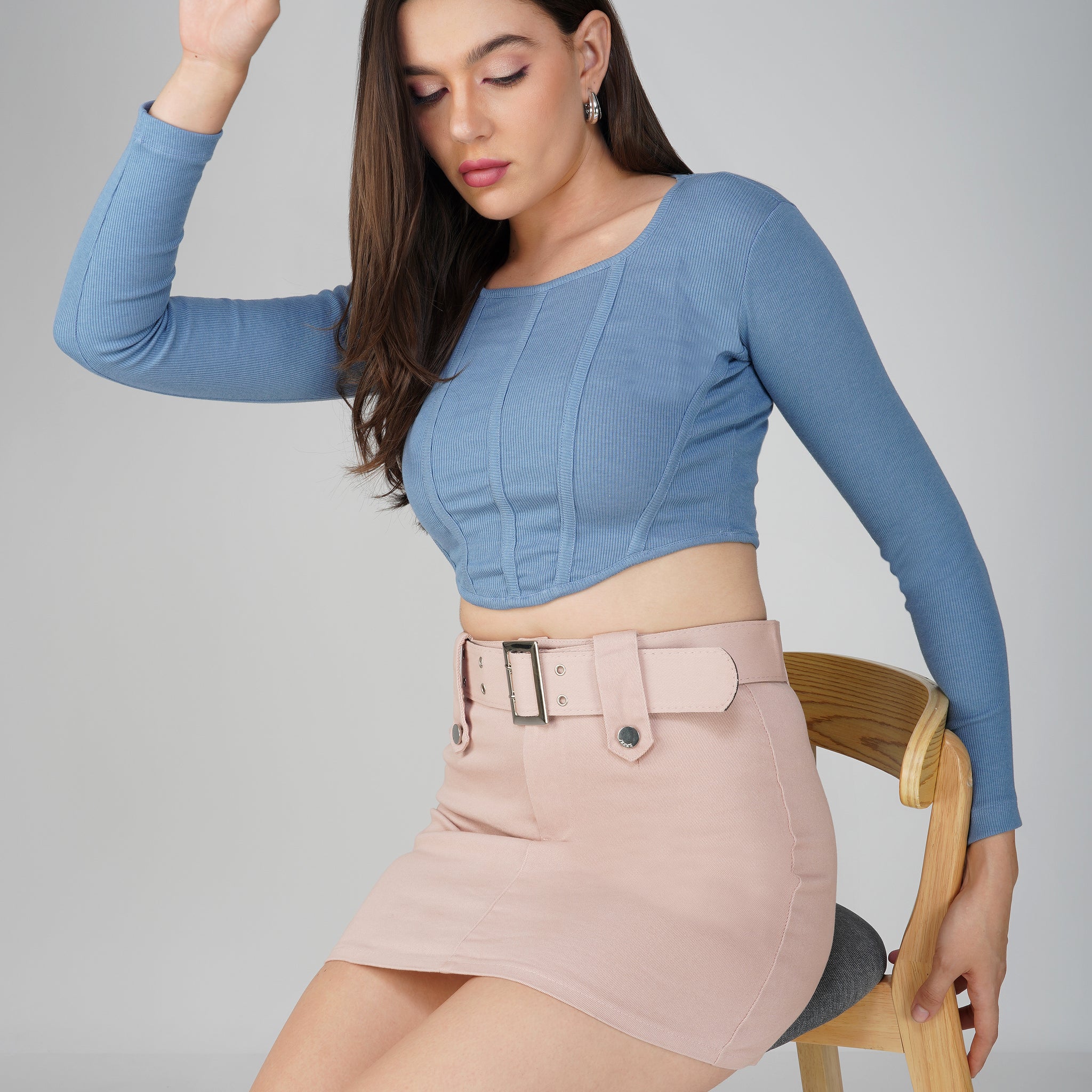 ⚡️(Fast Delivery)Crop Top with Corset Fit