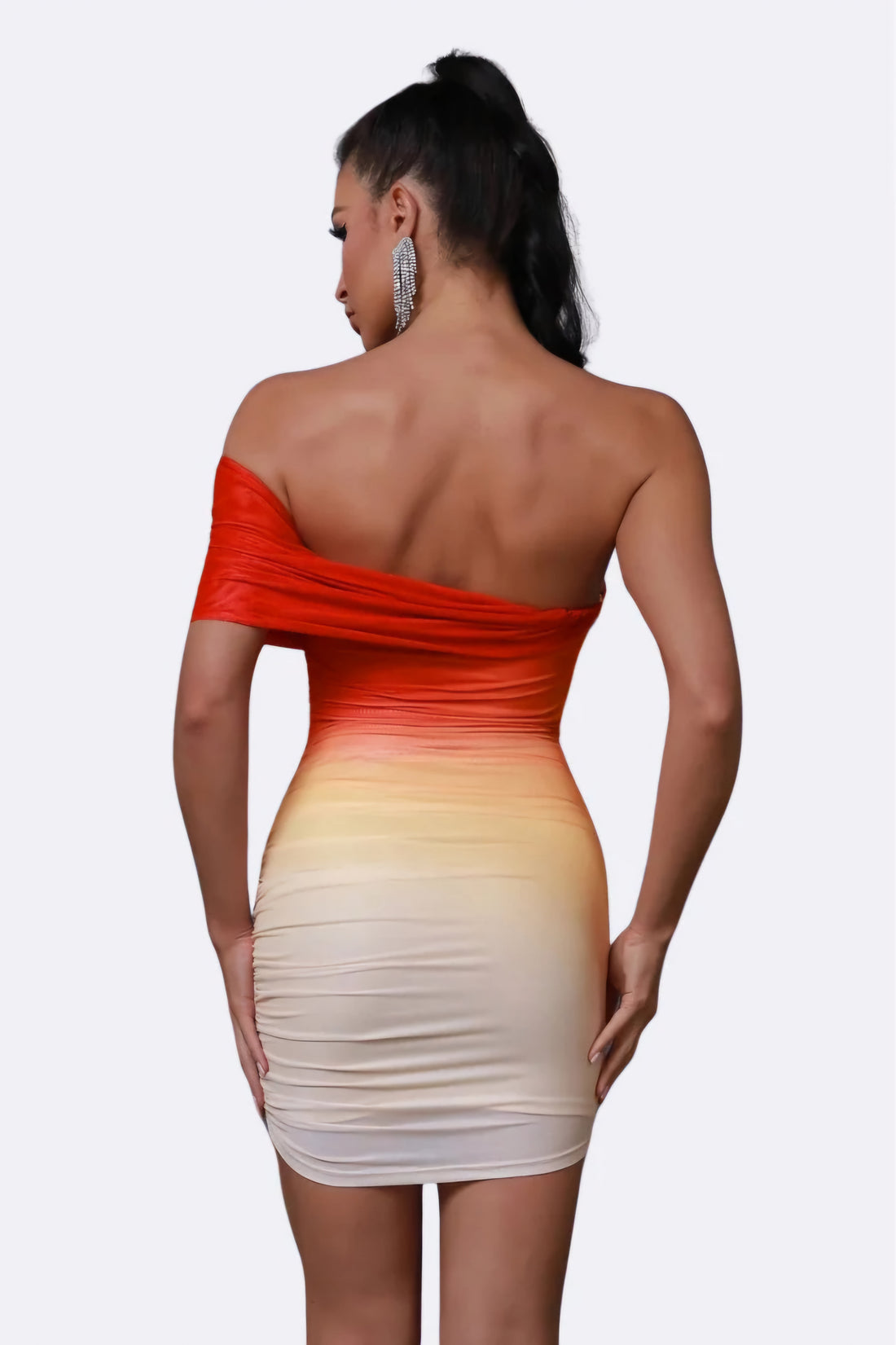 Sunset Glow Ombre Bodycon Dress