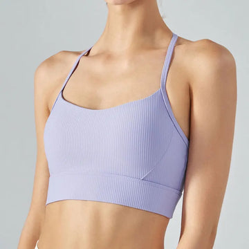 Gym Wear T Style Back Straps Bra Top