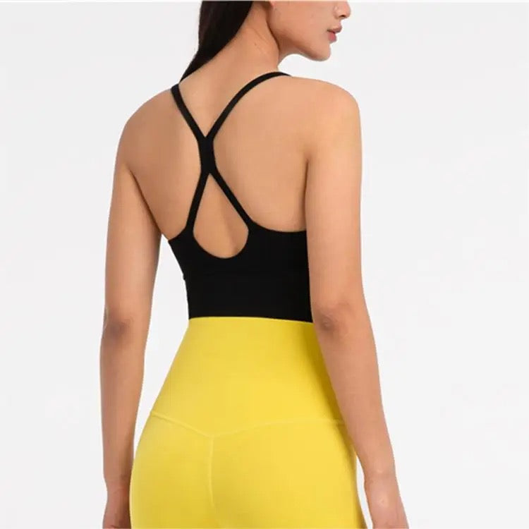 Yoga Halter Crop Tank Top