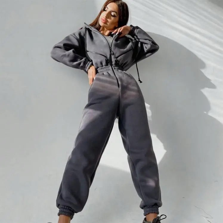 Winter's Hoodie Jumpsuit