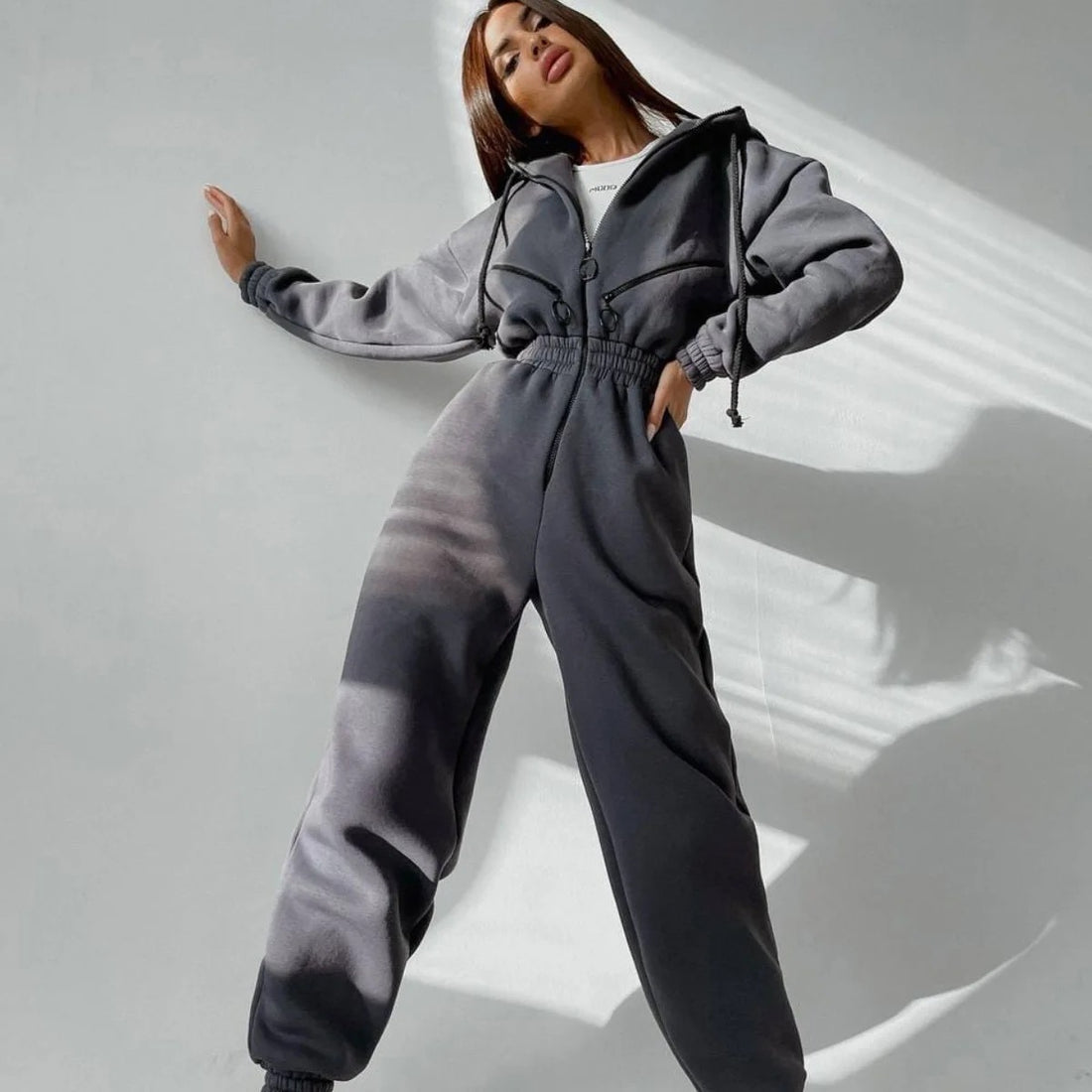 Winter's Hoodie Jumpsuit