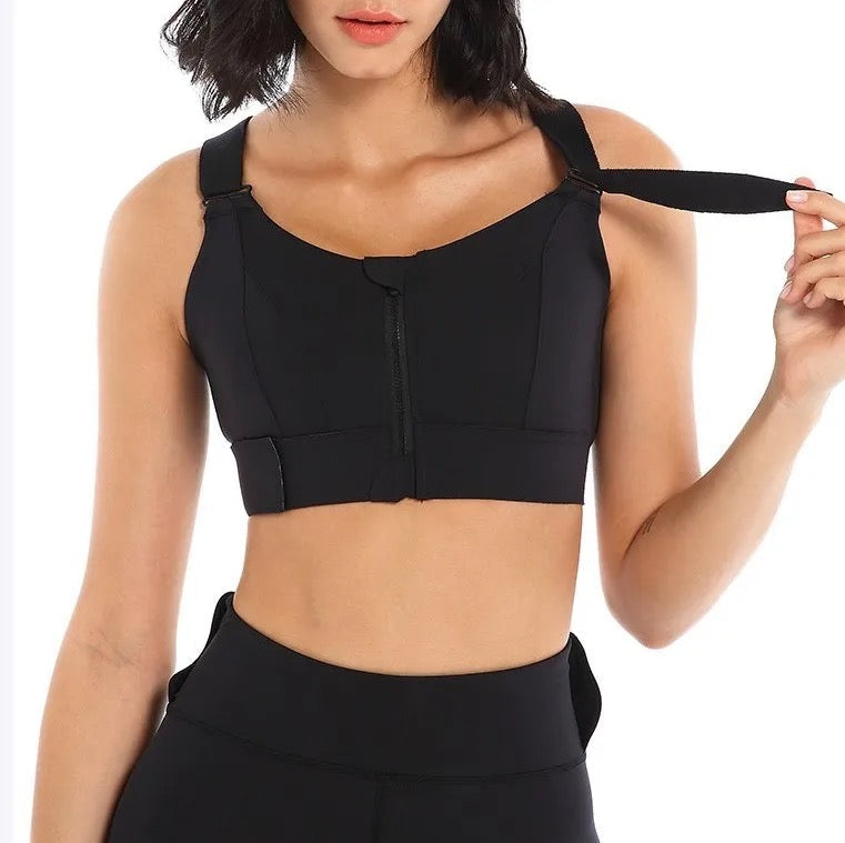 Adjustable Plus Size Sports Bra