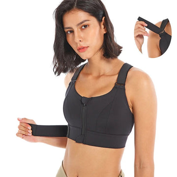 Adjustable Plus Size Sports Bra