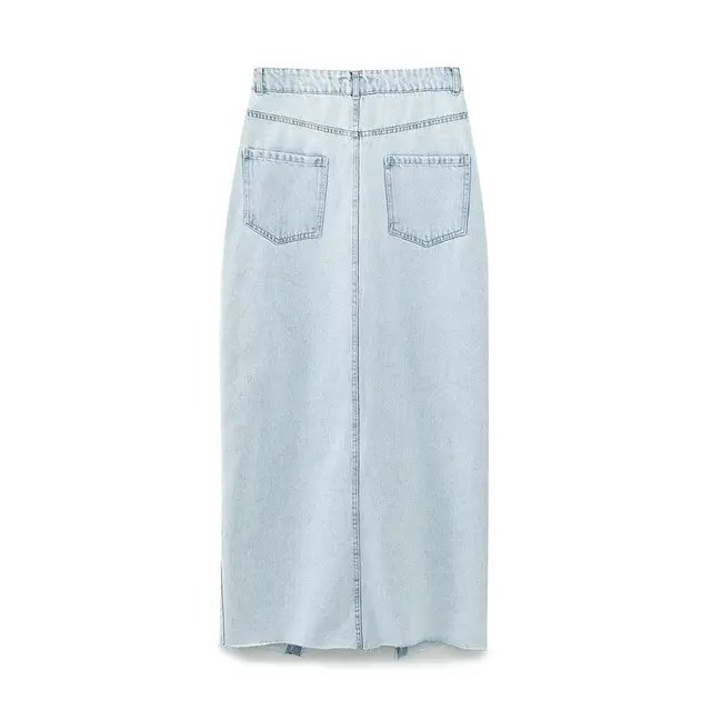 Denim Skirt - Light Blue