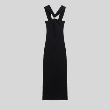 ⚡️(Fast Delivery) Midnight Grace Twist Strap Dress