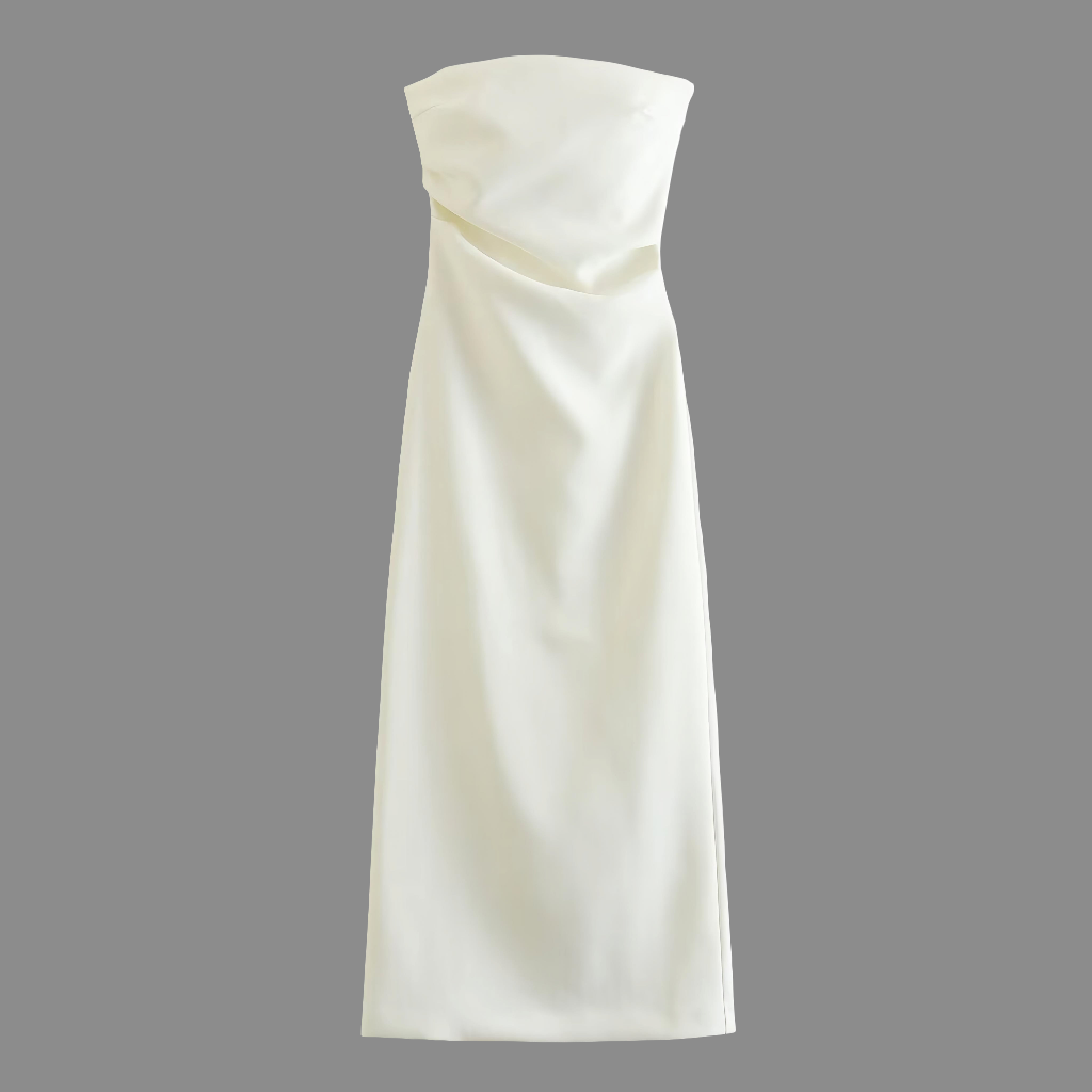 ⚡️(Fast Delivery) Ivory Grace Strapless Dress