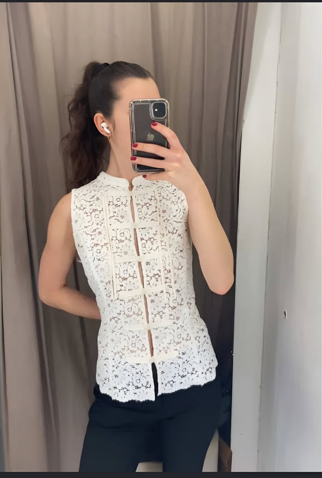 ⚡️(Fast Delivery) Korean Style Lace Sleeveless Top