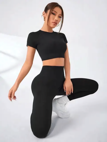 Sleek & Sculpted Seamless Gym Co-ord Set