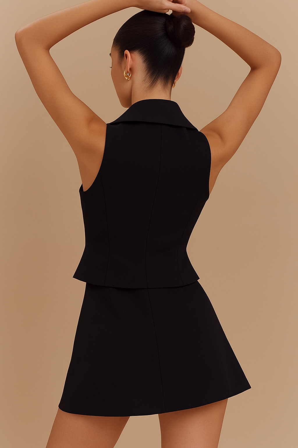 ⚡️(Fast Delivery)Power Hour Black Skort Set- 2piece