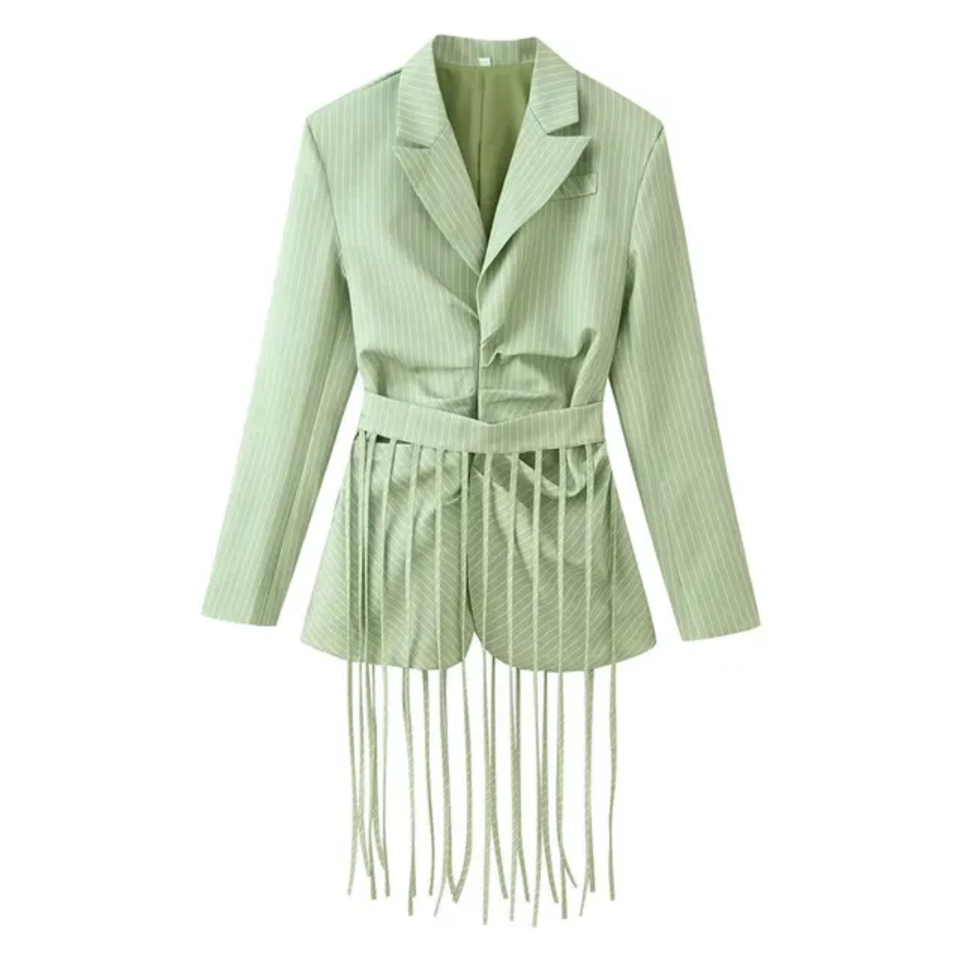 ⚡️(Fast Delivery) Pinstripe Blazer Mini Dress