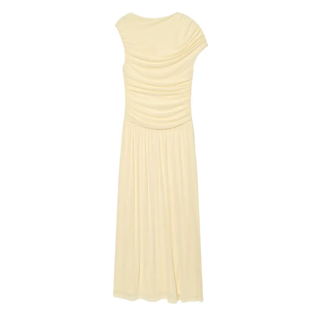 ⚡️(Fast Delivery) Draped Elegance Midi Dress