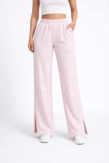 ⚡️(Fast Delivery)Soft Motion Flared pants- Blush Pink