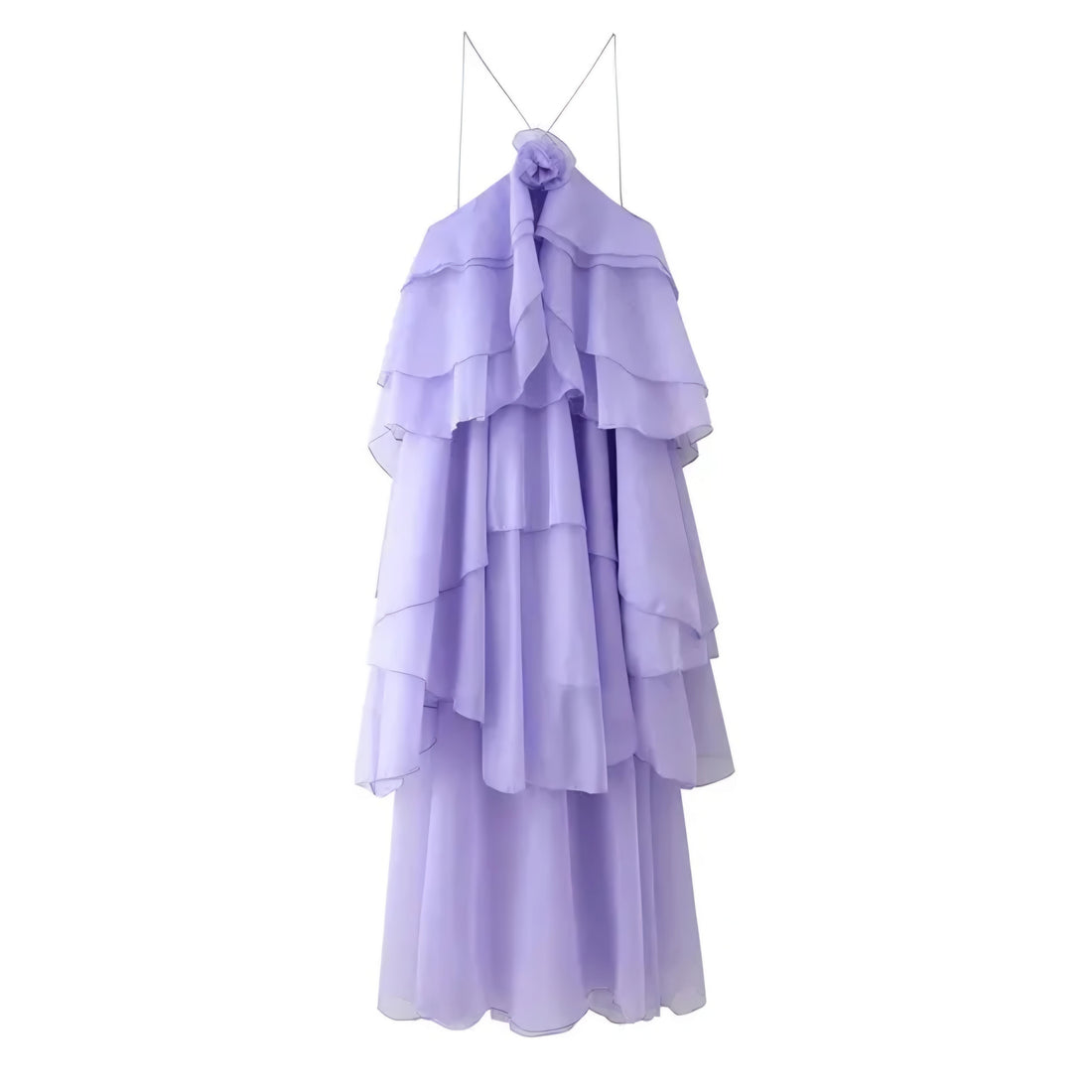 ⚡️(Fast Delivery) Lavender Luxe Ruffle Gown