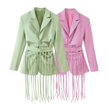 ⚡️(Fast Delivery) Pinstripe Blazer Mini Dress
