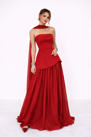 ⚡️(Fast Delivery) Strapless Tie-Back Dress