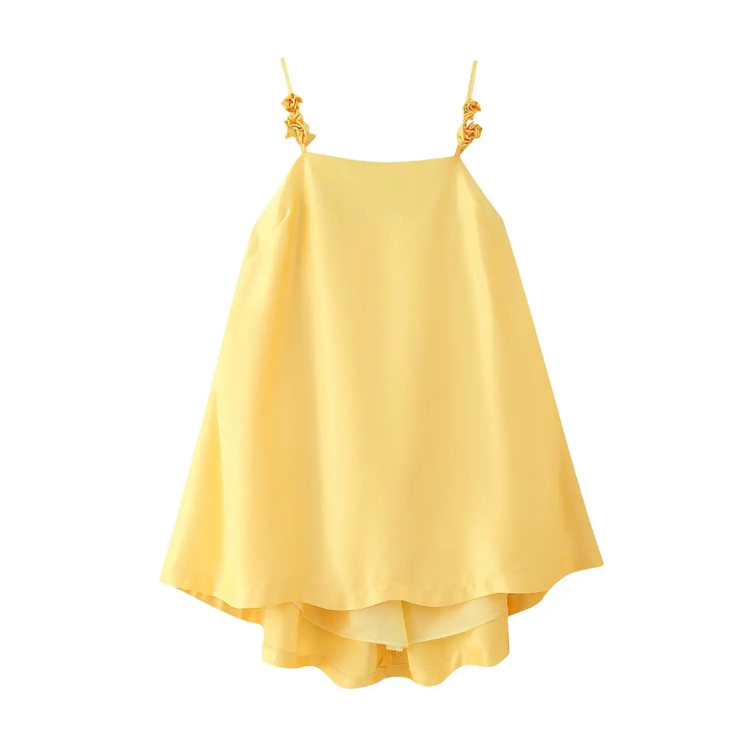 Sunny Charm Tie-Strap Dress
