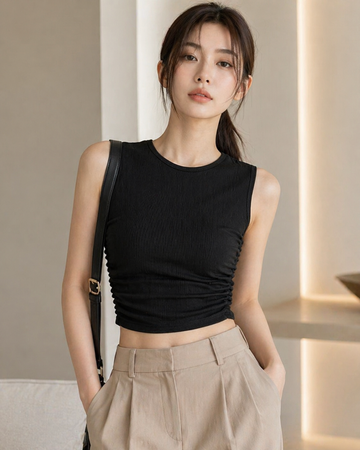 ⚡️(Fast Delivery) Padded Ruched Tank Top