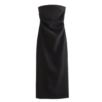 ⚡️(Fast Delivery) Timeless Black Strapless Dress