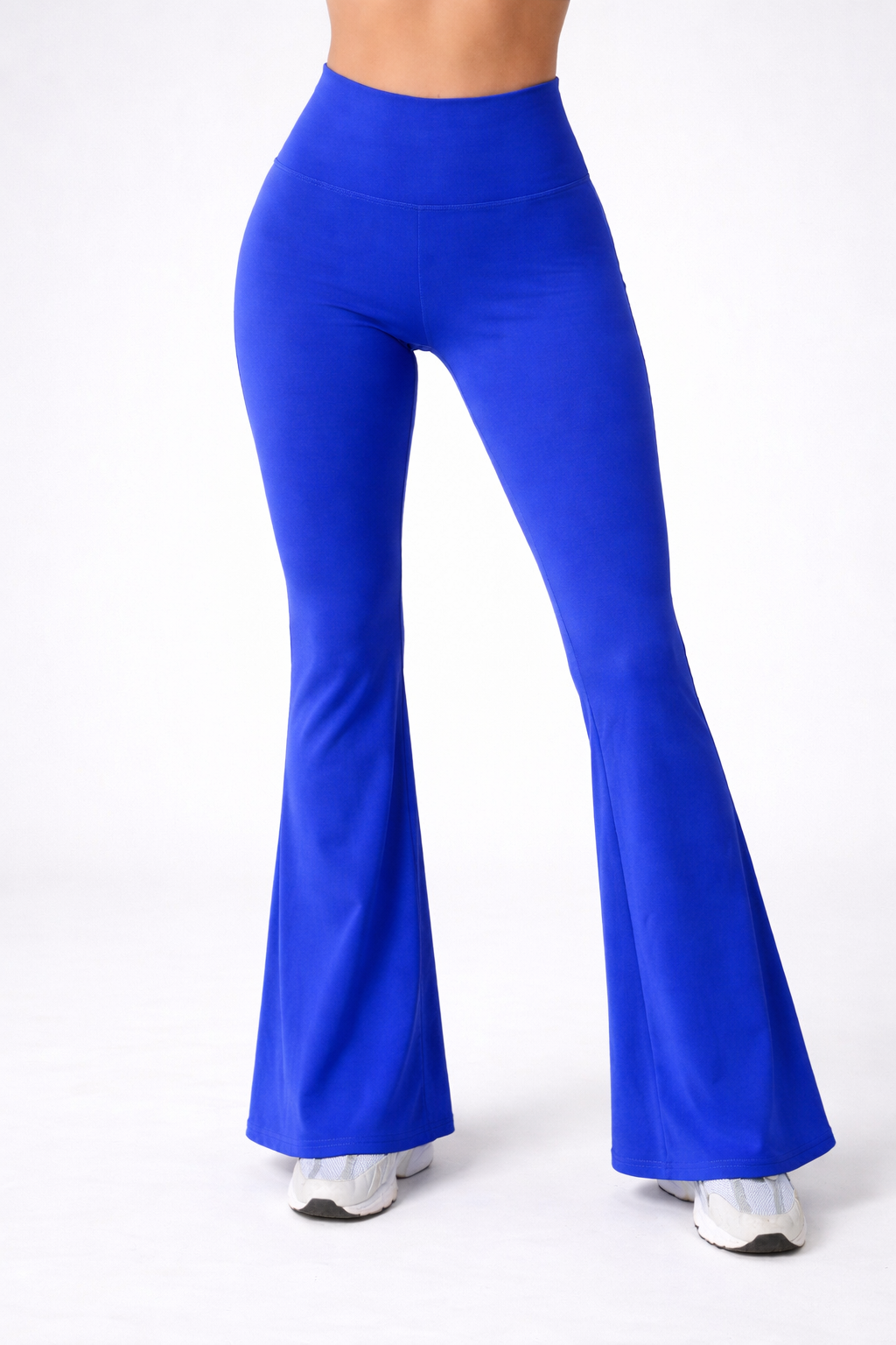 ⚡️Stretchable Flared Leggings-Royal Blue (Fast Delivery)