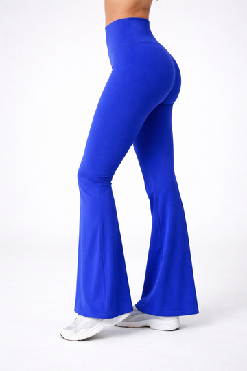 ⚡️Stretchable Flared Leggings-Royal Blue (Fast Delivery)